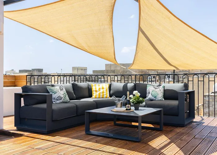 Apartment Florette Designer Finish W Stunning Lounge Terrace By Arco Collection Il-Furjana