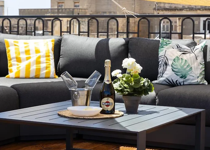 Florette Designer Finish W Stunning Lounge Terrace By Arco Collection Apartament Il-Furjana